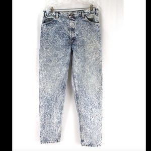 VINTAGE LEVIS Silvertab 512 jeans 31X31 USA Made Blue Acid Wash Straight/Narrow